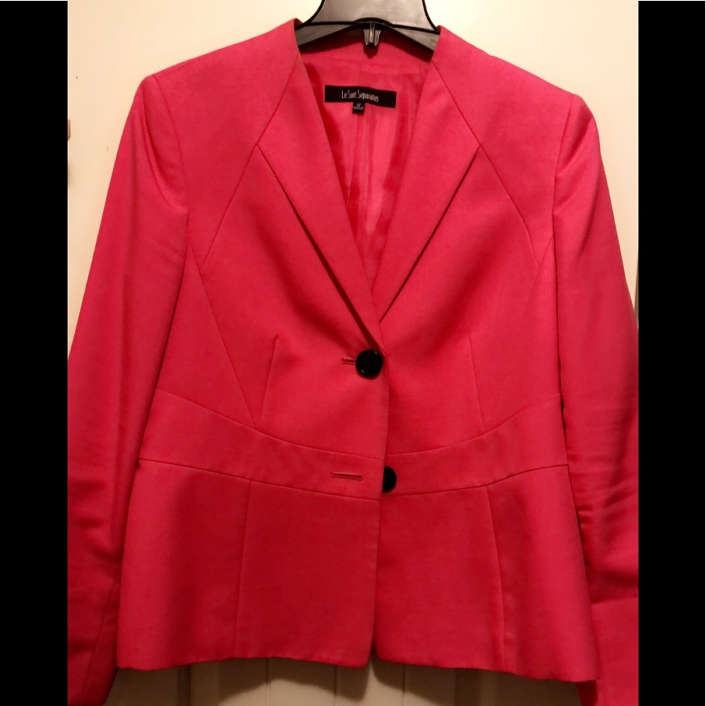 LeSuit Pink pin detailed Jacket